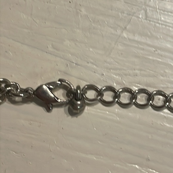 Vintage Forever 21 24” mixed metal silver tone tassel necklace w/3.5” extender - Picture 8 of 12